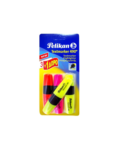 PELIKAN TEXTMARKER 490/3+1