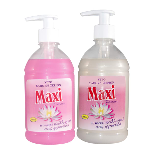 MAXI ΥΓΡΟ ΚΡΕΜΟΣΑΠΟΥΝΟ ΧΕΡΙΩΝ RED/COCONUT - 500ml