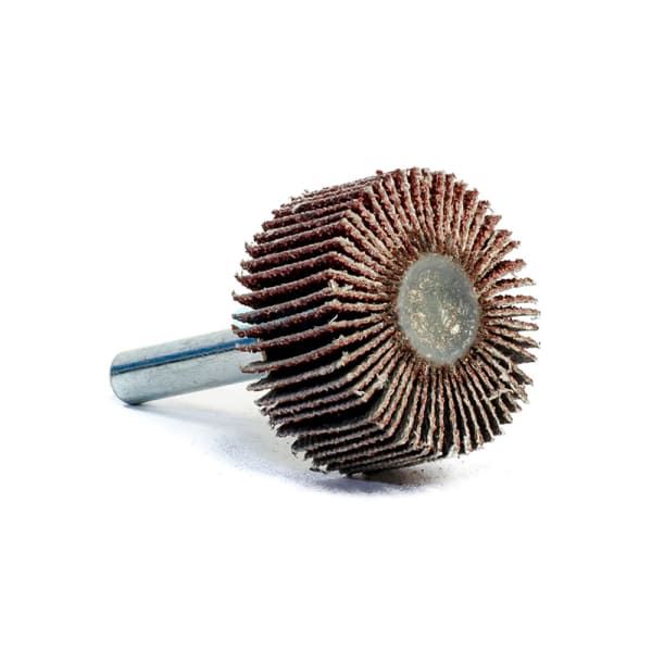 CGW A80, 20X20X6 ,  Κυλινδρικό γυαλόχαρτο Βεντάλια, με άξονα πάχους 6mm. Ιδανικό για λεπτή επεξεργασία, φινίρισμα και στίλβωση διαφόρων επιφανειών