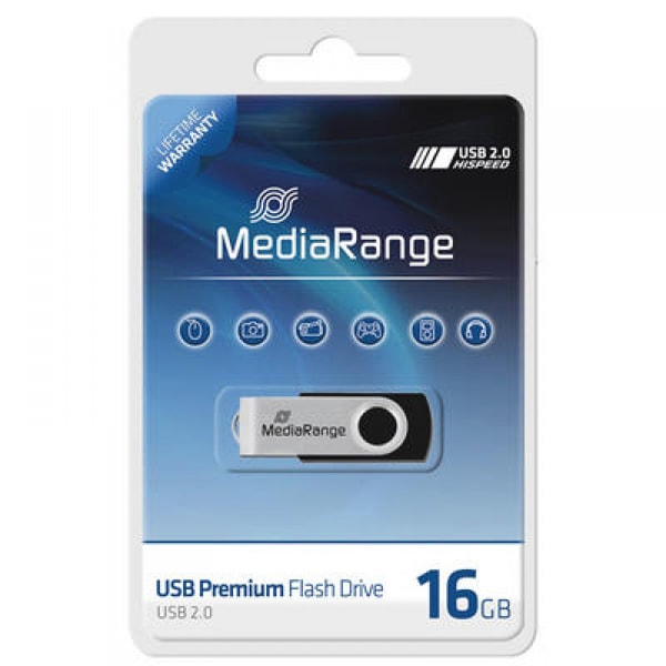 ΦΛΑΣΑΚΙ MediaRange USB 16GB