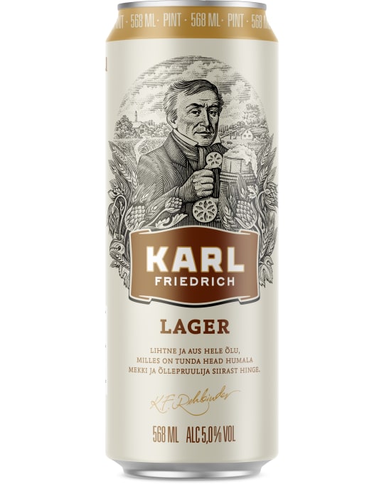 SAKU KARL FRIEDRICH LAGER BEER 568ml 5.0%