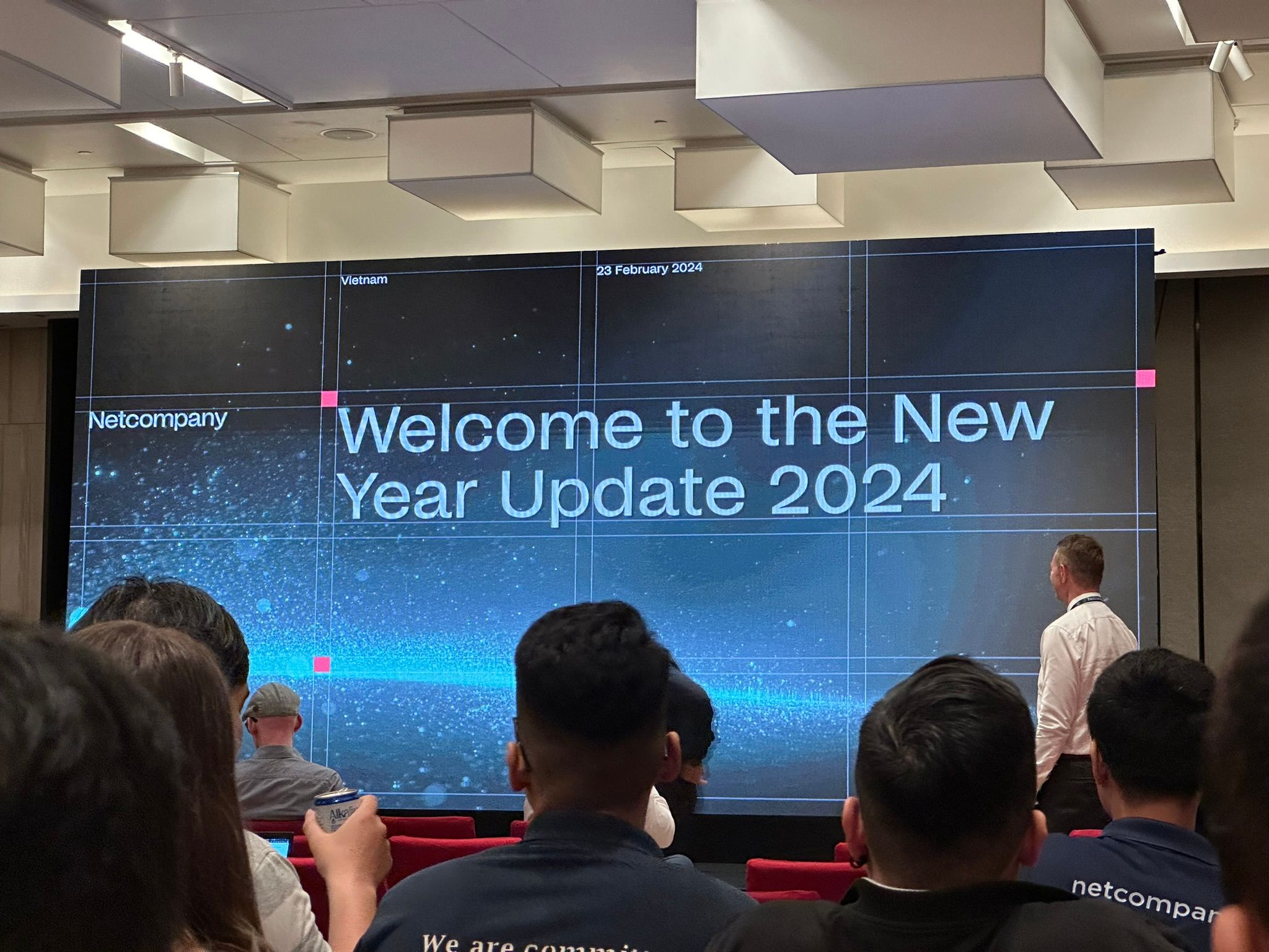 Before the event starts