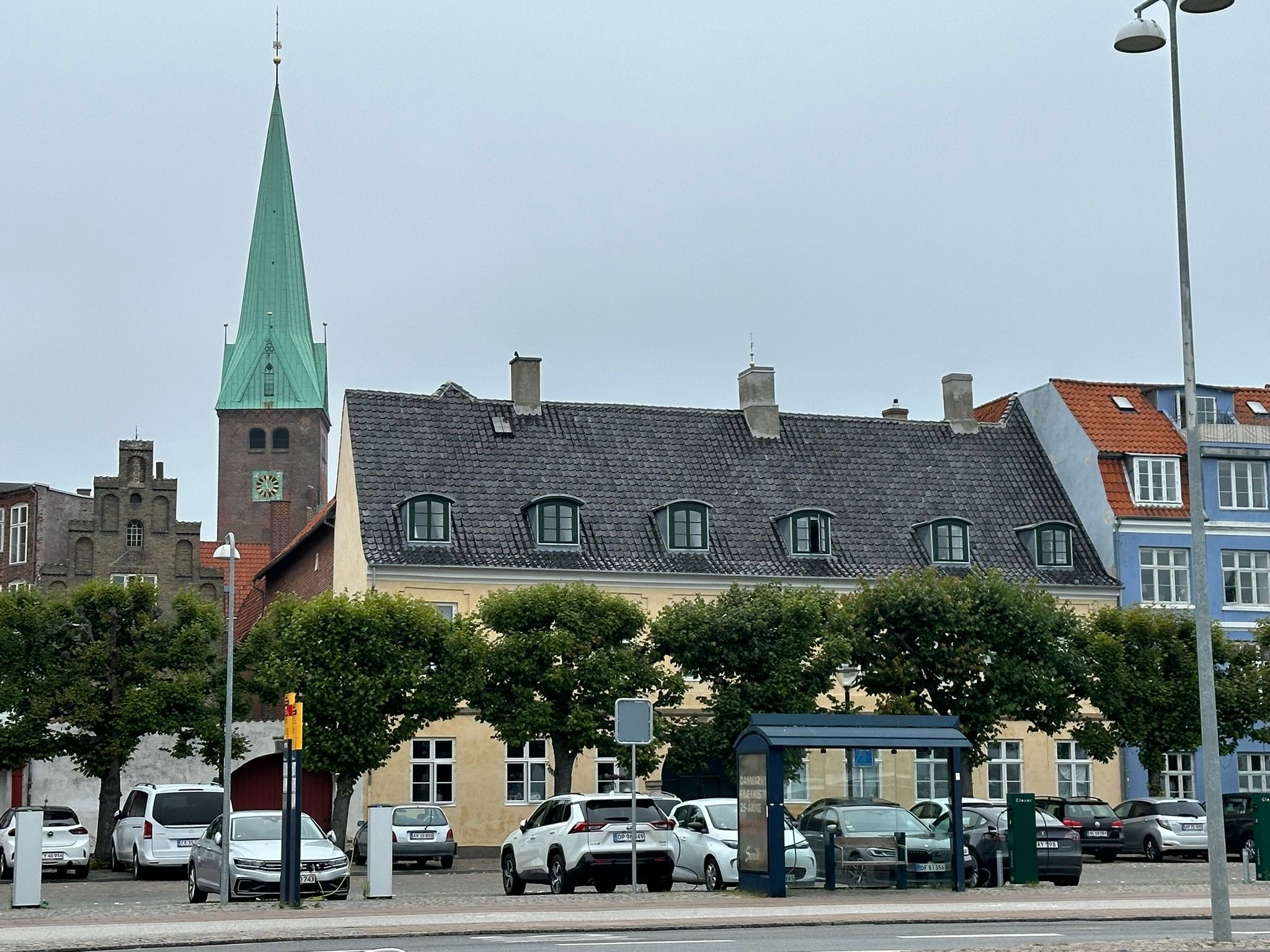 Một số căn nhà ở gần cảng&nbsp;Helsingør