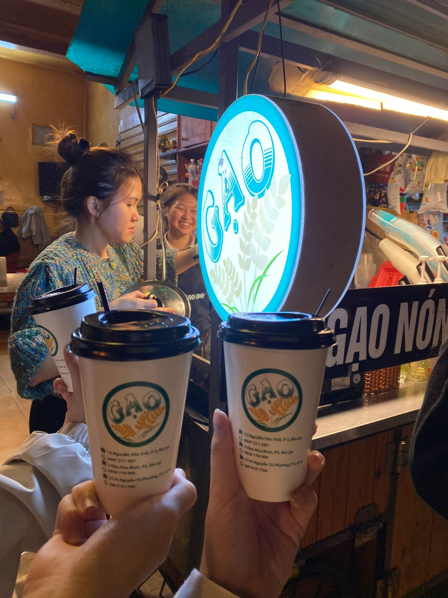 Sữa gạo nóng