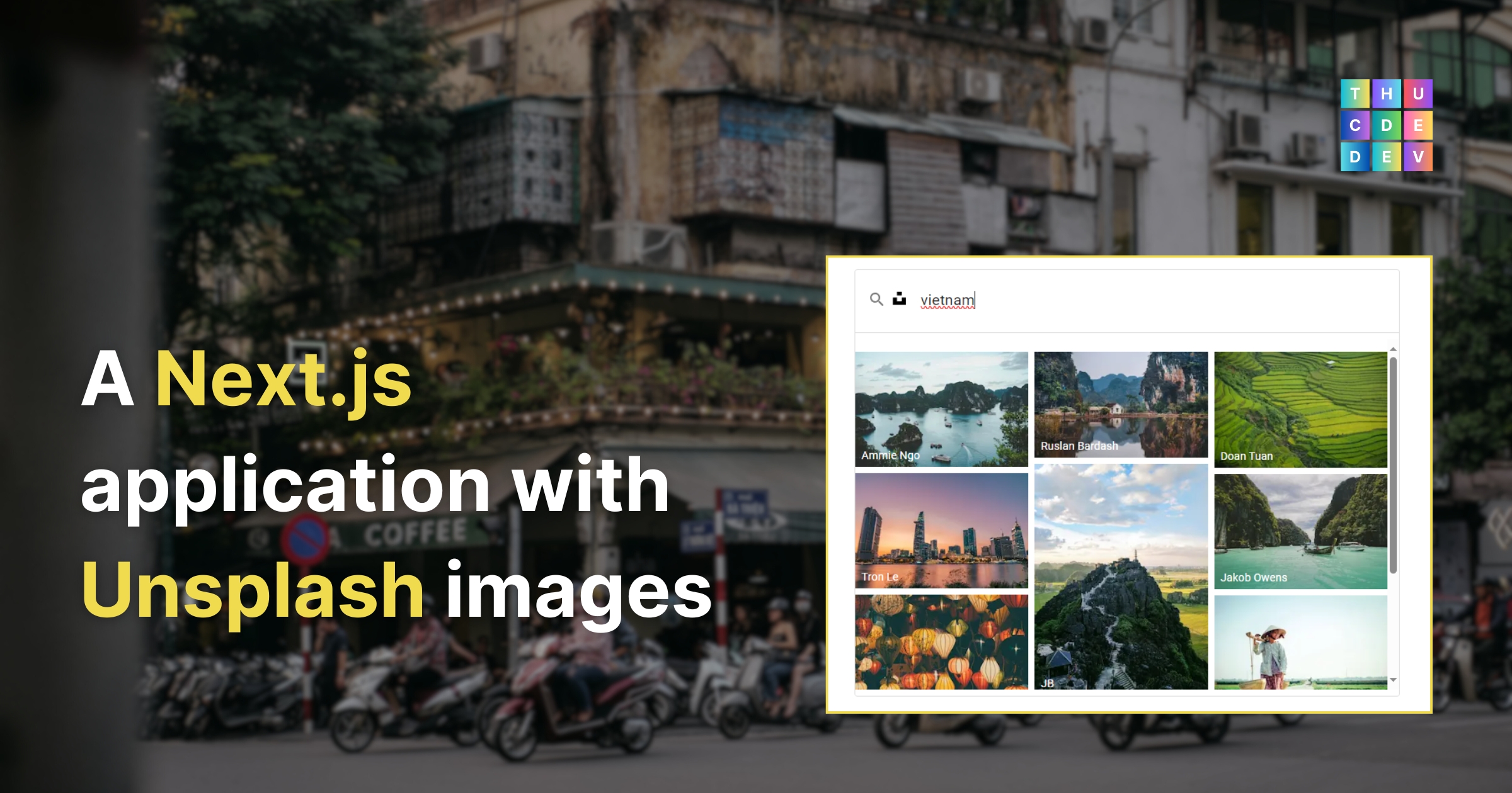React/Next.js Unsplash