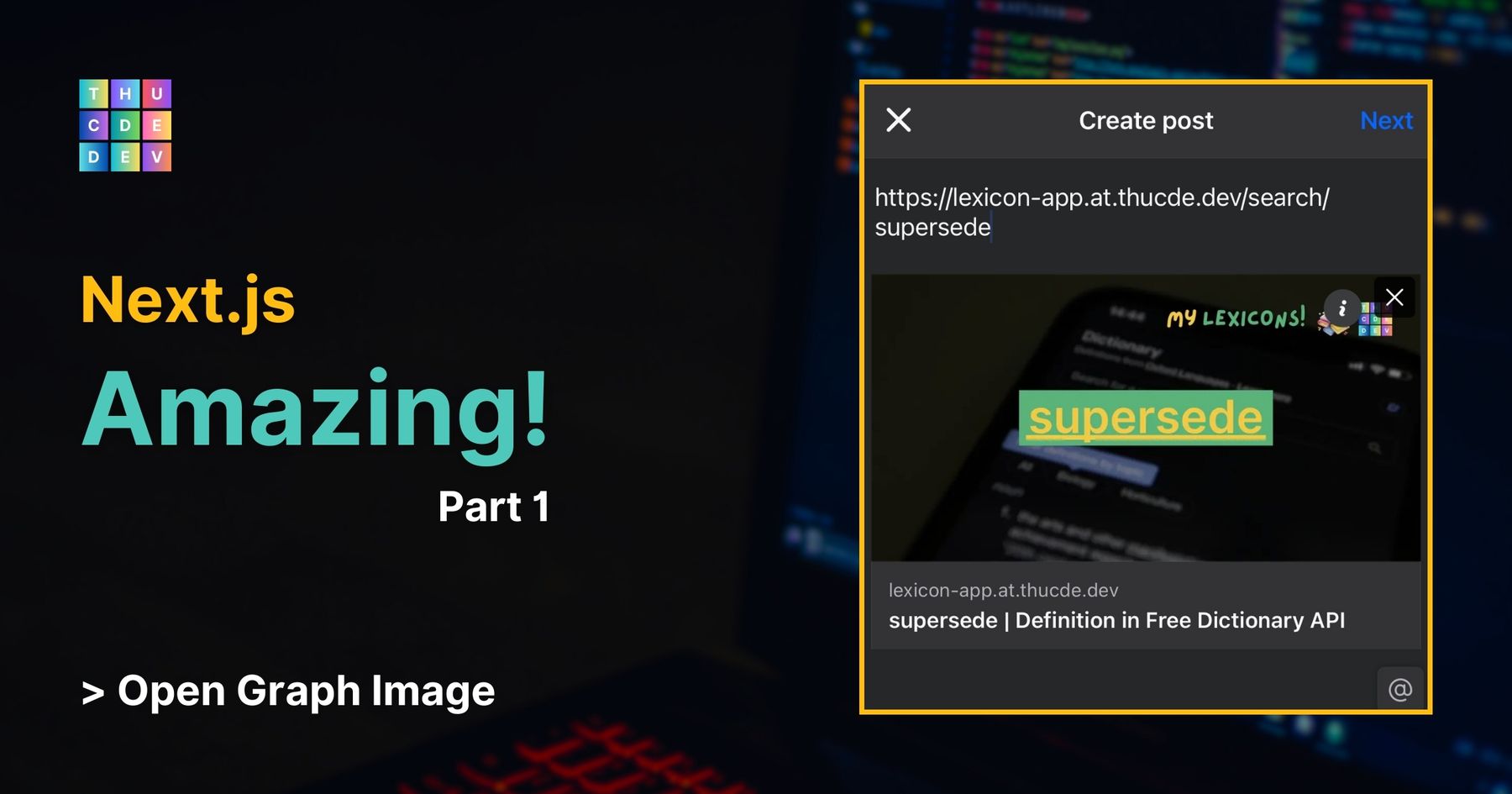 Next.js is amazing! - P1