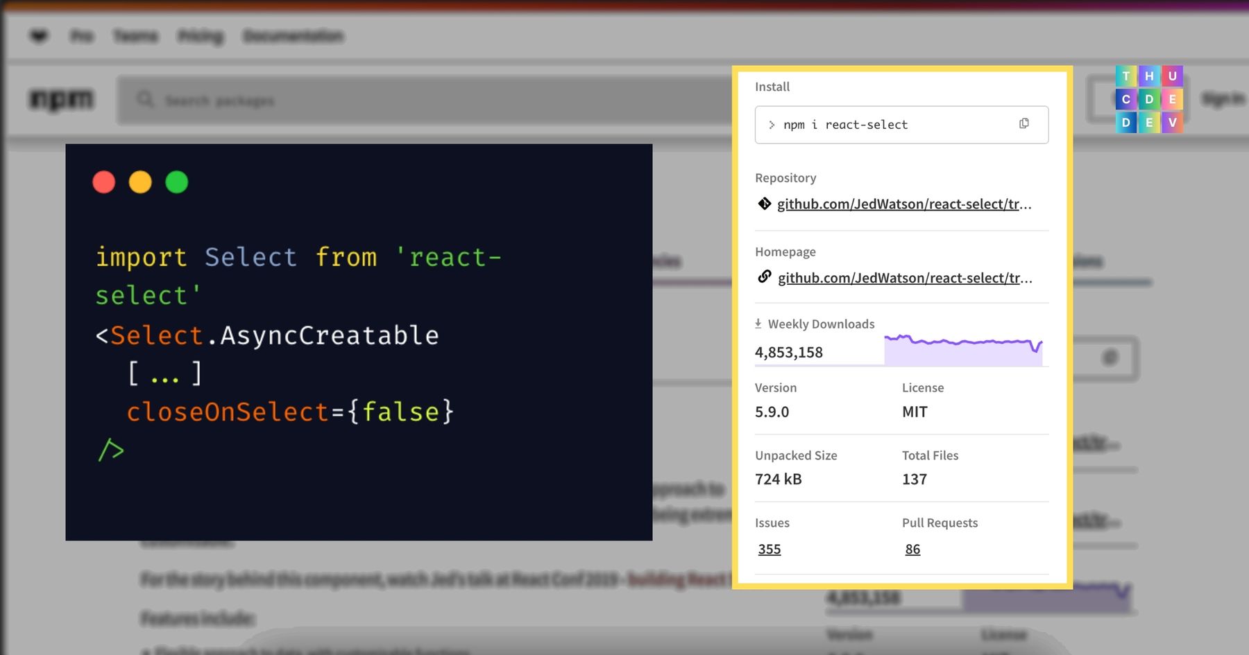 closeOnSelect false not working in react-select v1.2.x
