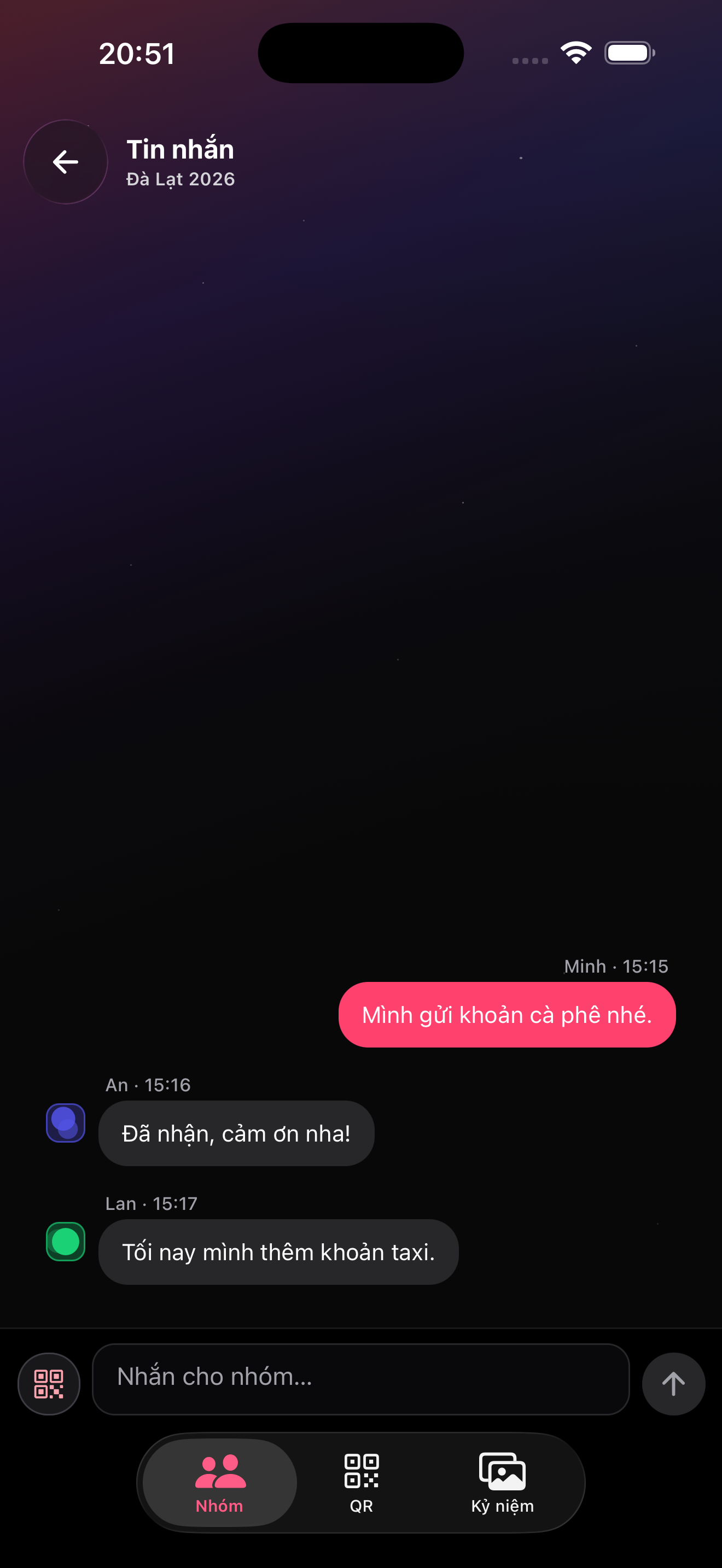 StarK — Tin nhắn &amp; thảo luận trong nhóm trên iPhone