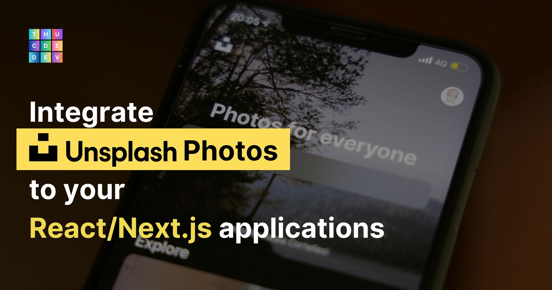 Integrate Unsplash API to Next.js applications