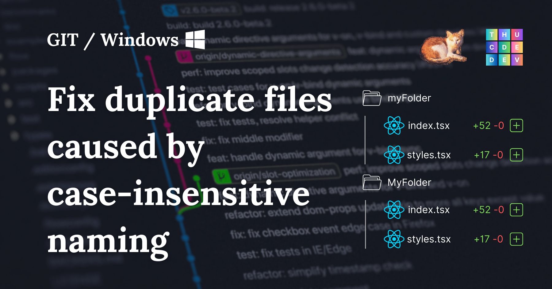 Fix duplicate files caused by case-insensitive naming