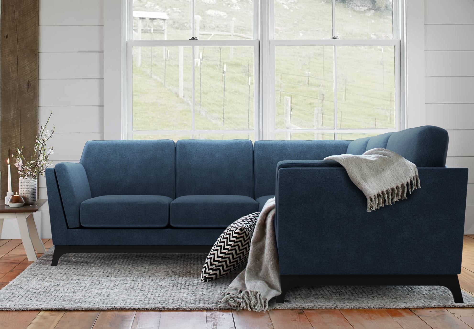 How to Place an Area Rug Under a Sectional - Furnish Furnish NC