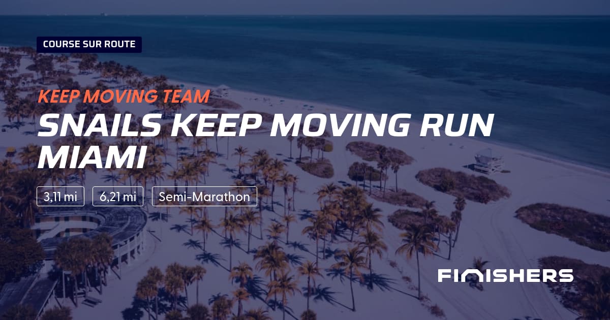 Snails Keep MOVING Run MIAMI — 2 üzerindeki 2 fotoğrafı