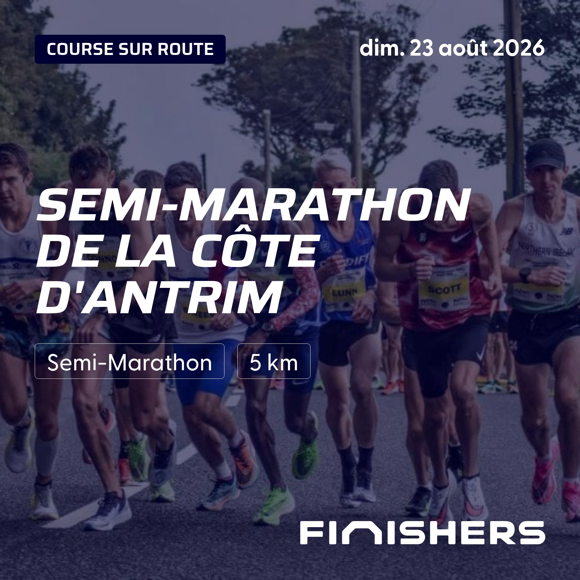 Semi-marathon de la Côte d'Antrim — fotografie 2 na 5
