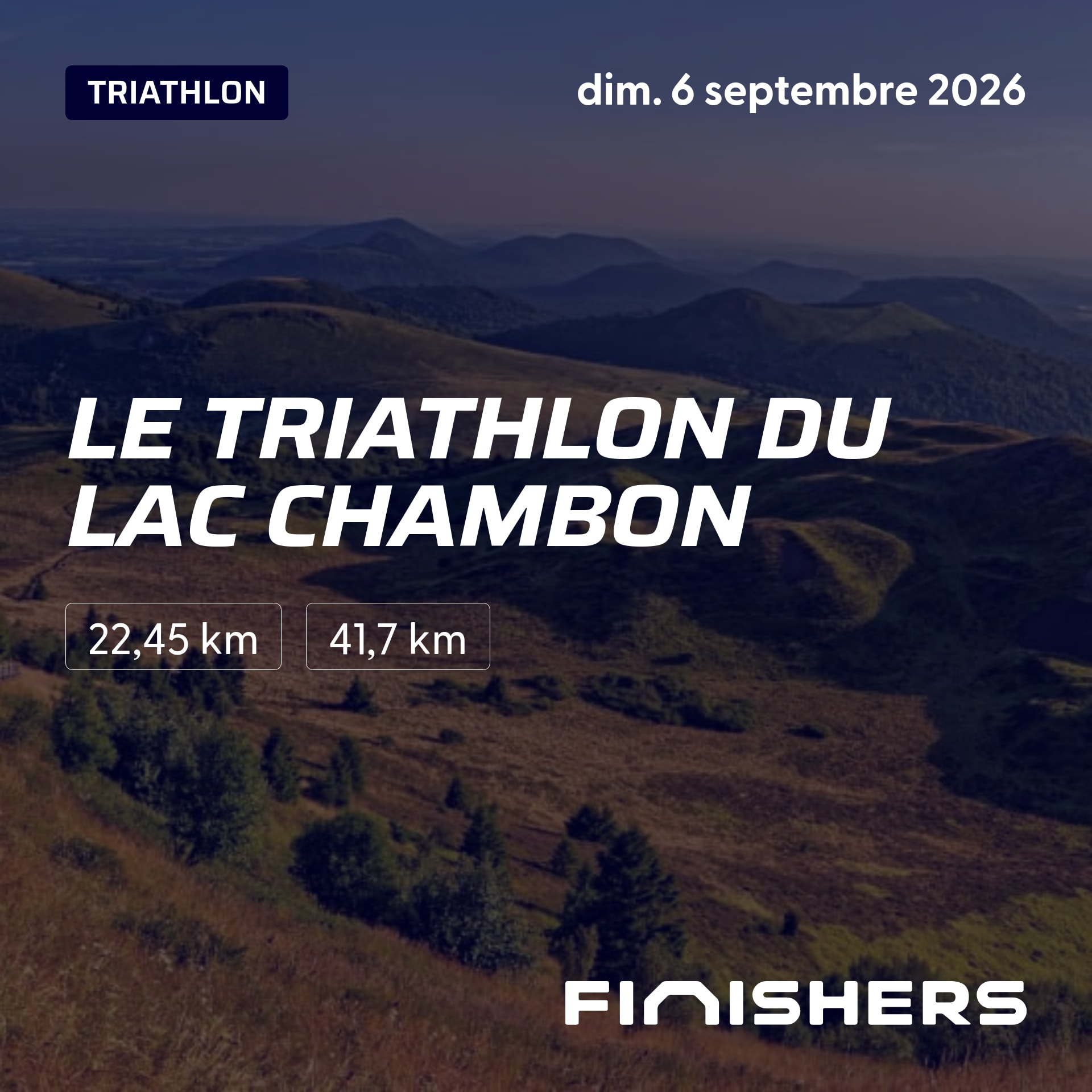 Le triathlon du Lac Chambon — fotografie 2 na 5
