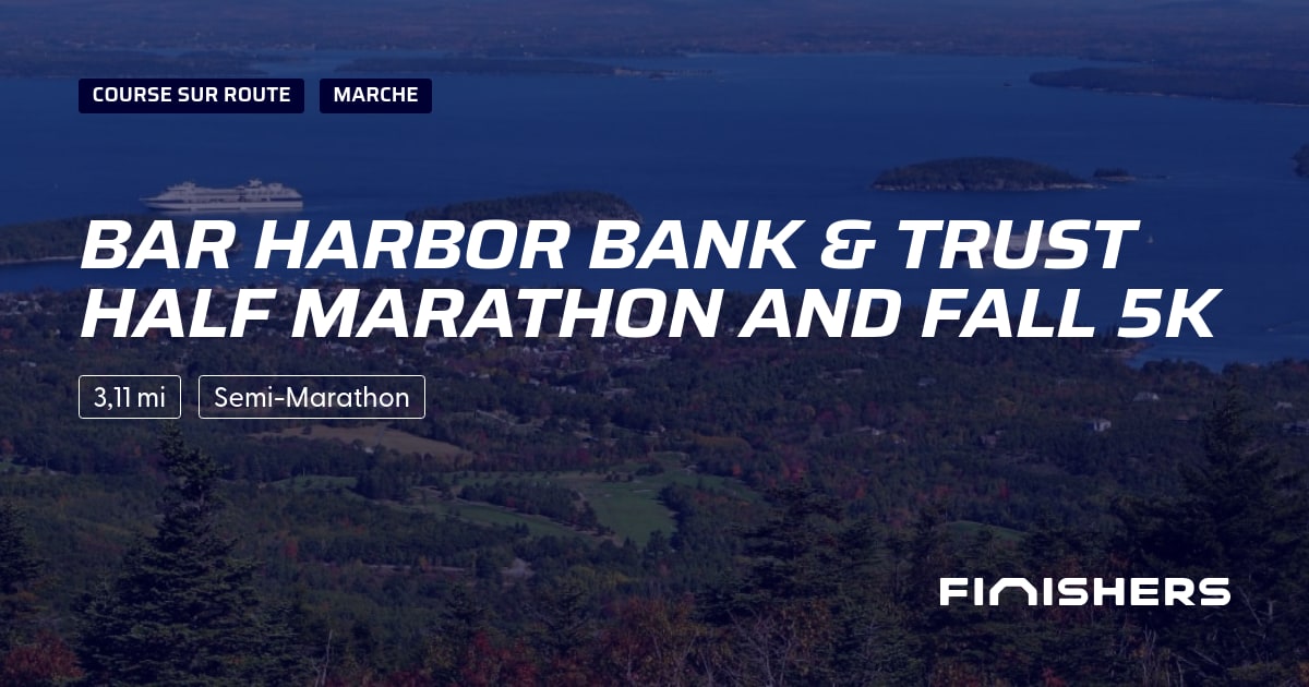 Bar Harbor Bank & Trust Half Marathon and Fall 5k — photo 2 sur 2