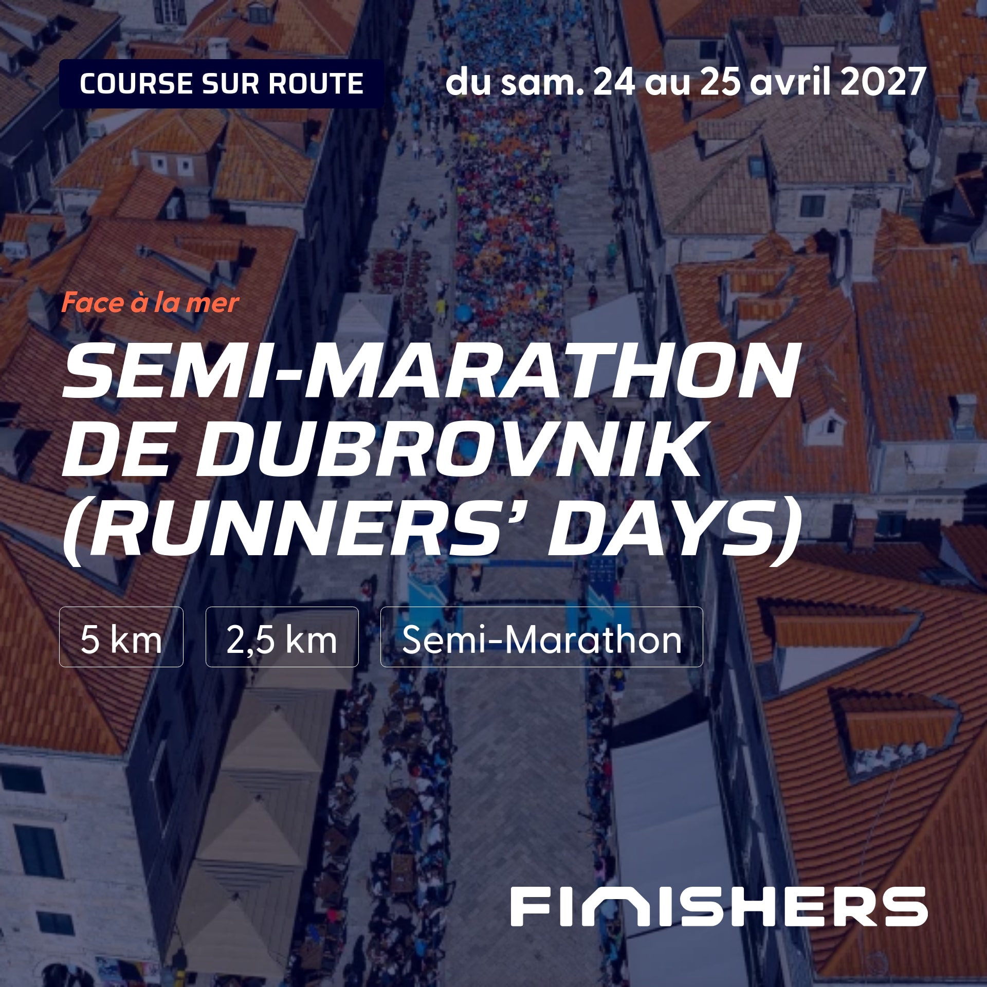 Semi-Marathon de Dubrovnik (Runners’ Days) — fotografie 2 na 5