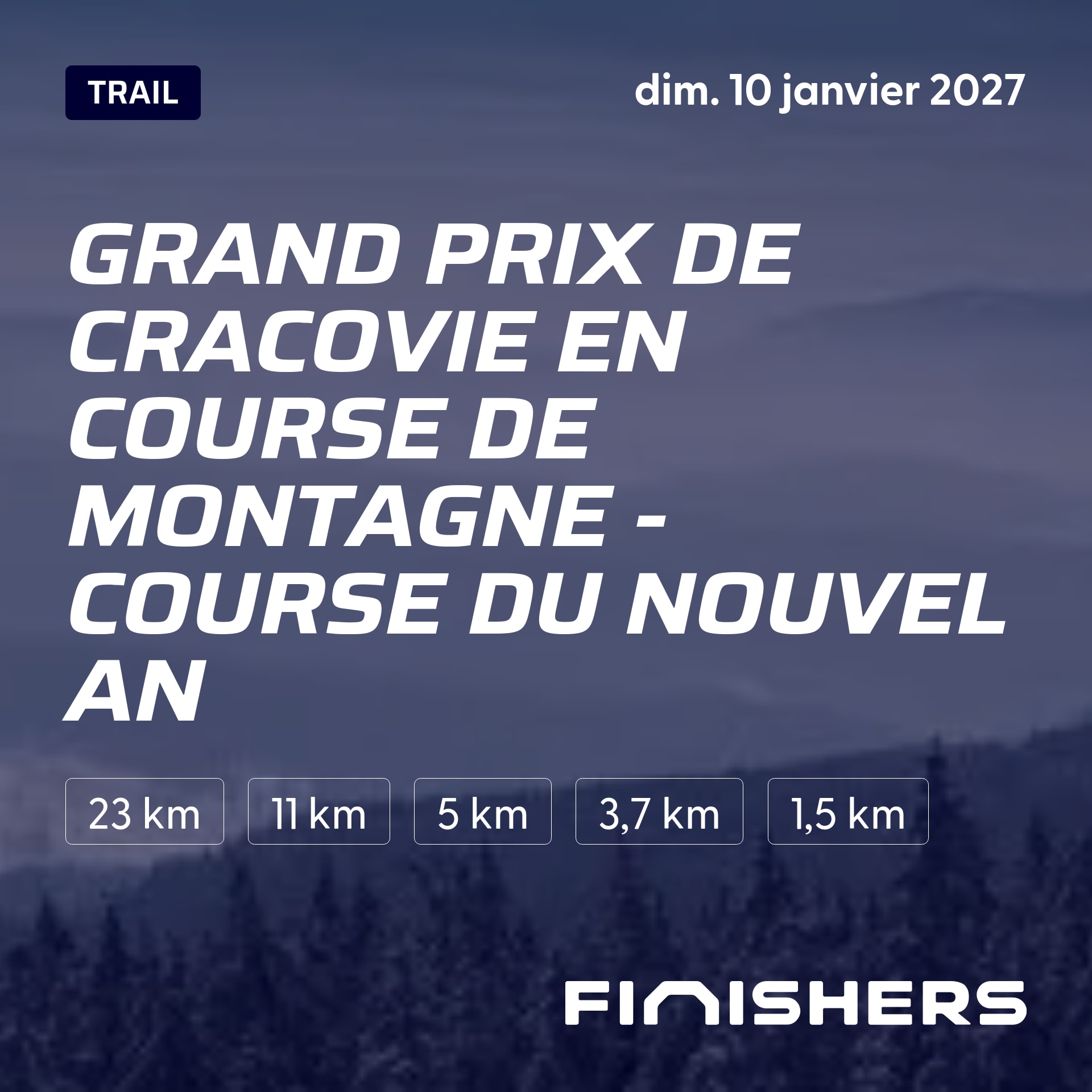 Grand Prix de Cracovie en Course de Montagne - Course du Nouvel An — photo 2 sur 5