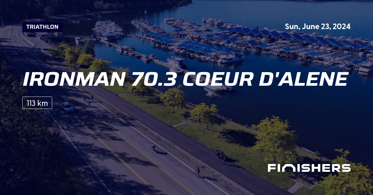 🏃 Ironman 70.3 Coeur d'Alene 2024 - All the information about the race and  registration process