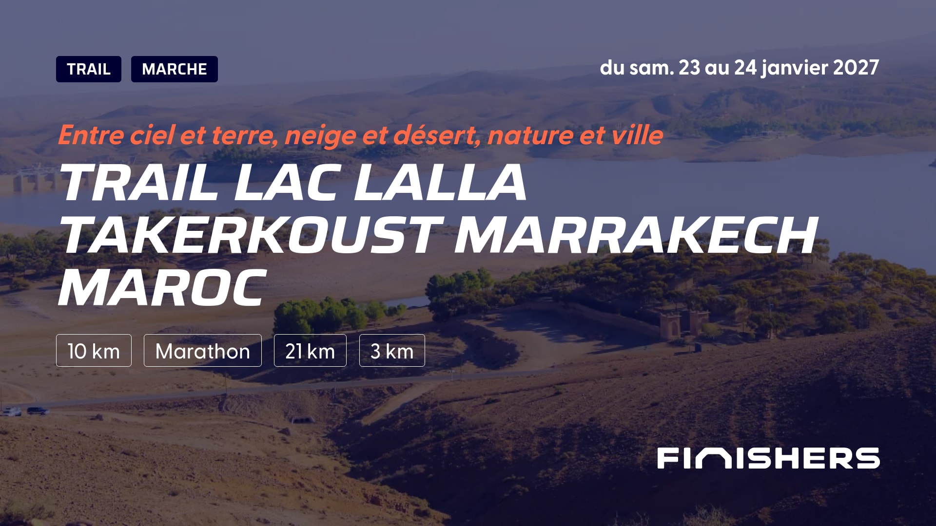 Trail Lac Lalla Takerkoust Marrakech Maroc — fotografie 4 pe 5