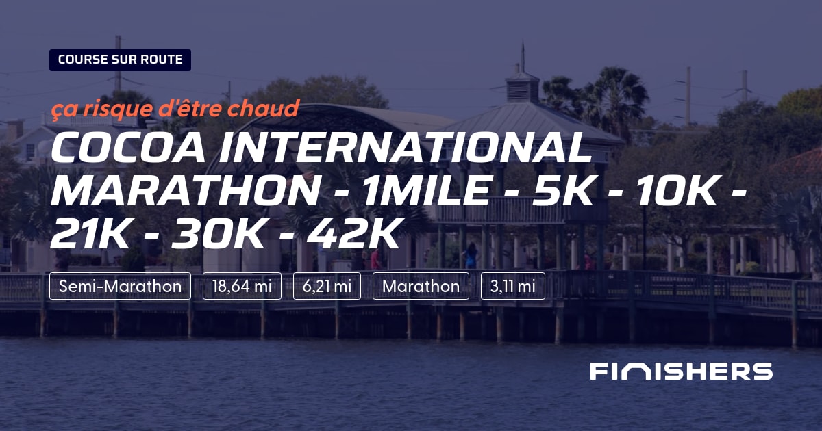 COCOA INTERNATIONAL MARATHON -  1mile - 5k - 10k - 21k - 30k - 42k — fénykép 2, 2
