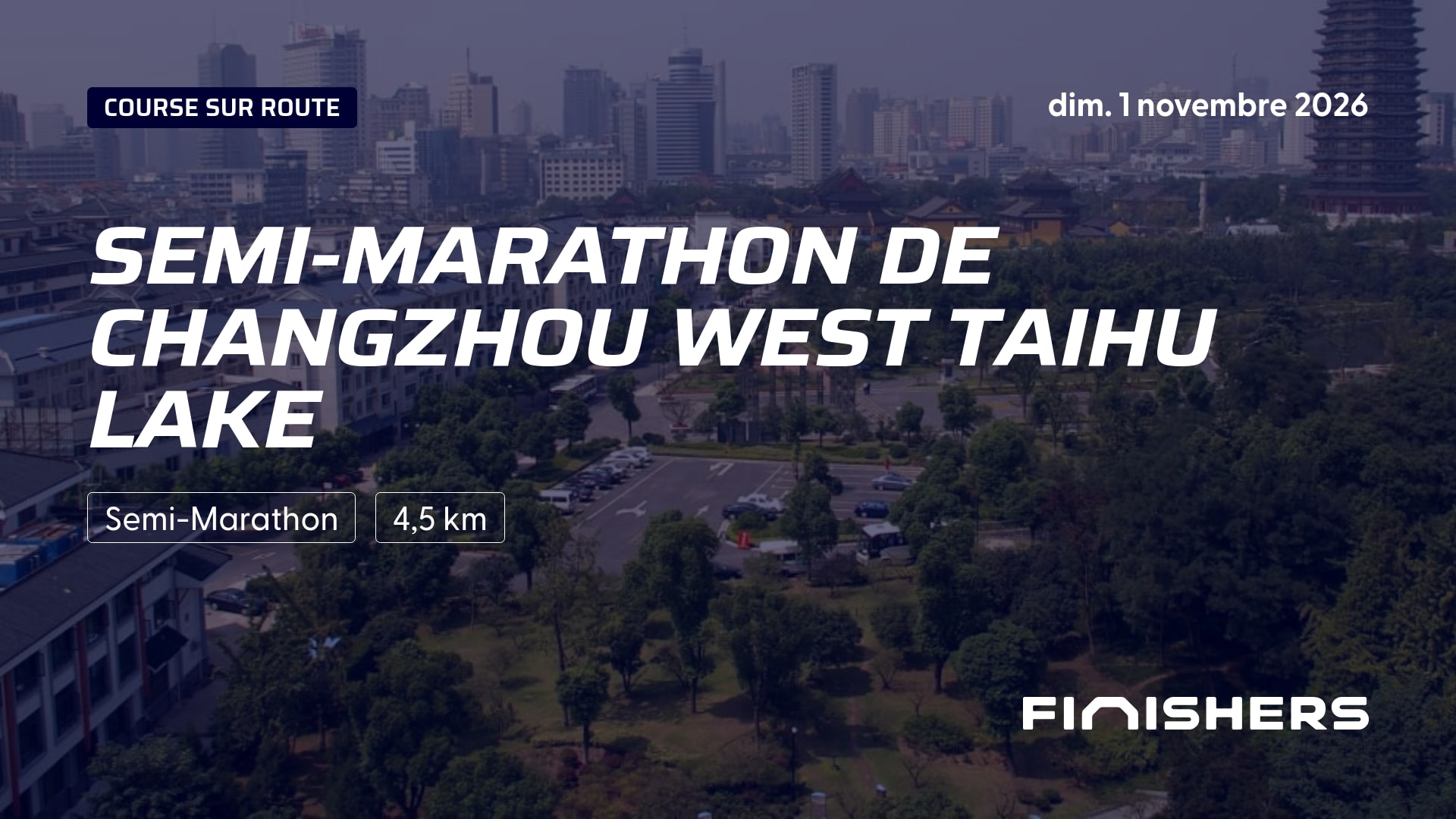 Semi-Marathon de ChangZhou West Taihu Lake — photo 4 sur 5