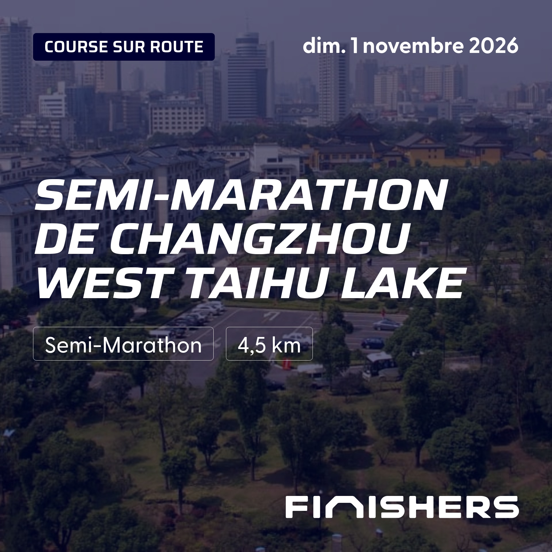 Semi-Marathon de ChangZhou West Taihu Lake — photo 2 sur 5