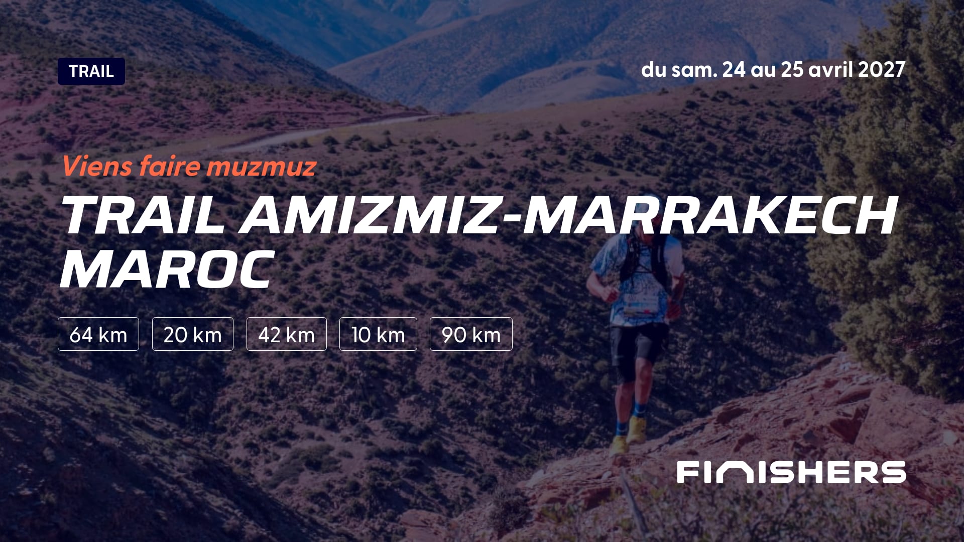 Trail Amizmiz-Marrakech Maroc — photo 4 sur 5