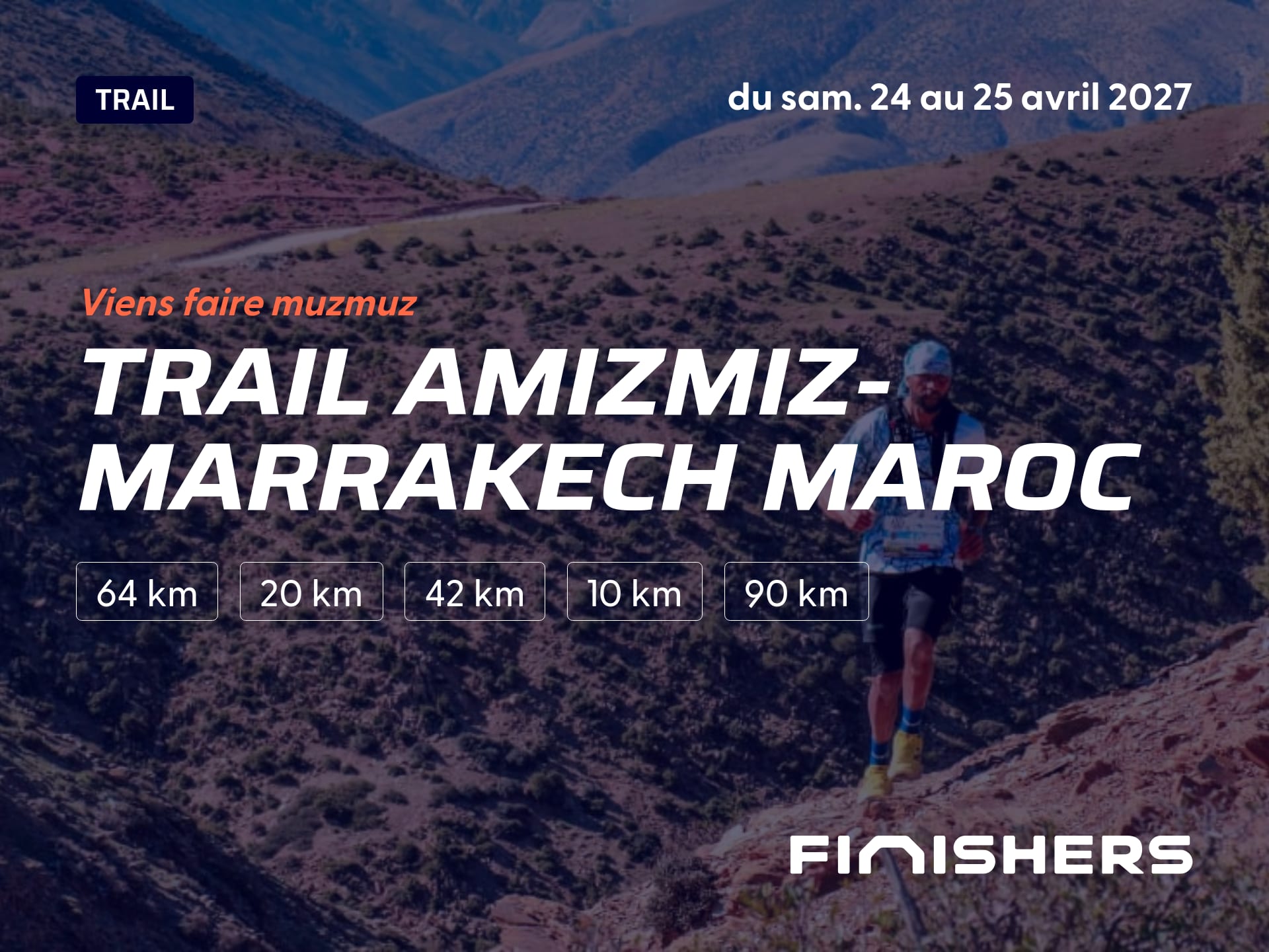 Trail Amizmiz-Marrakech Maroc — photo 3 sur 5