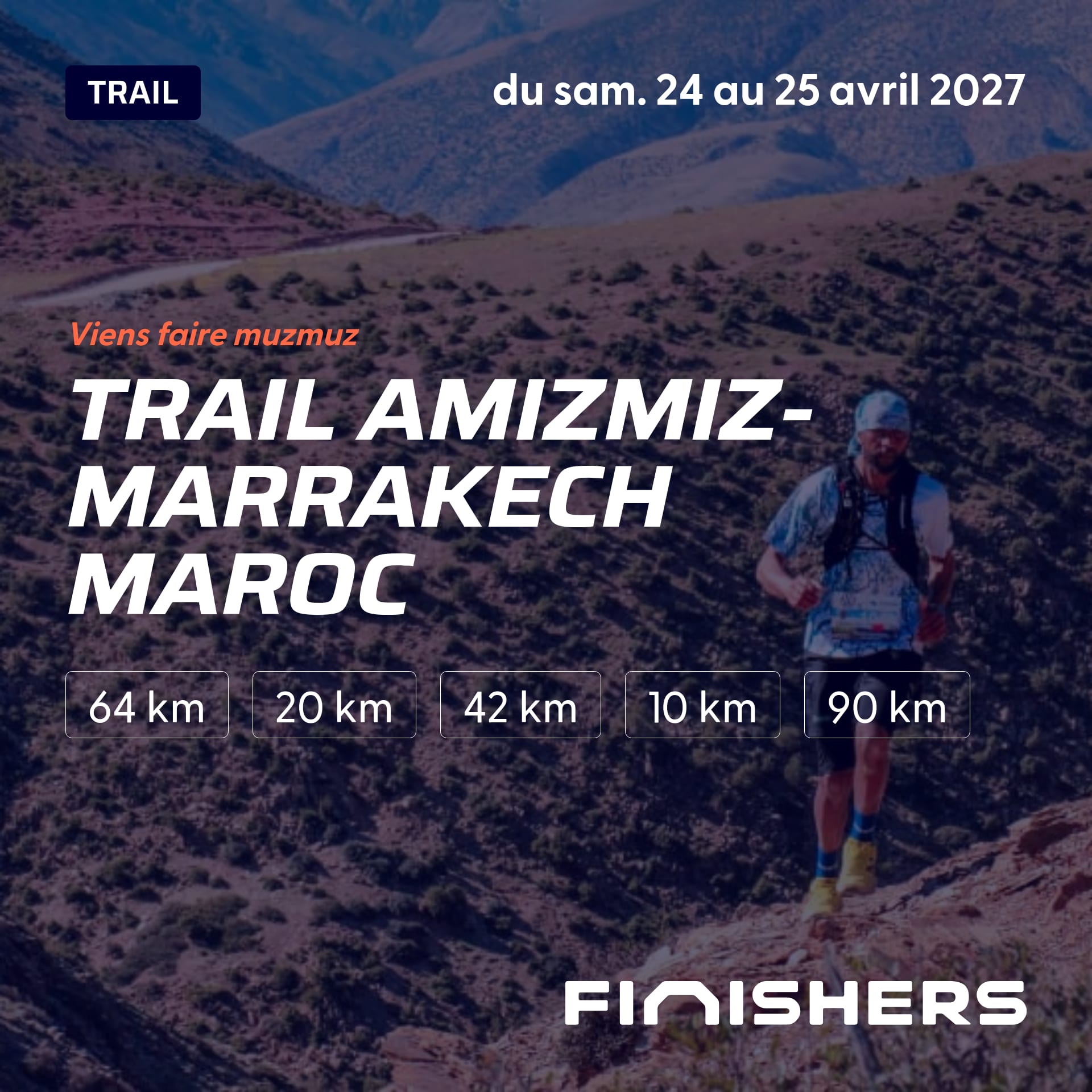 Trail Amizmiz-Marrakech Maroc — photo 2 sur 5