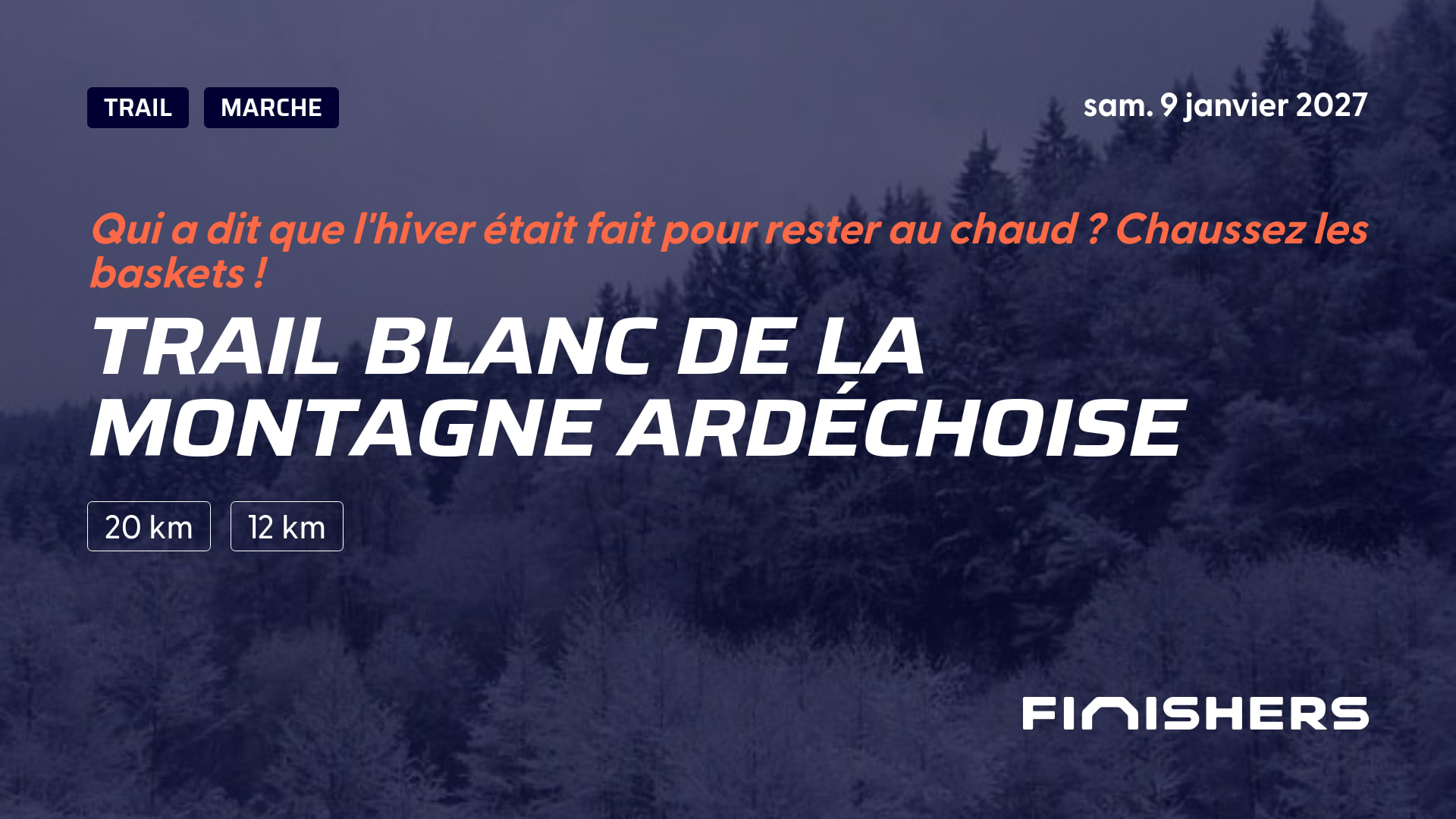 Trail blanc de la montagne ardéchoise — photo 4 sur 5