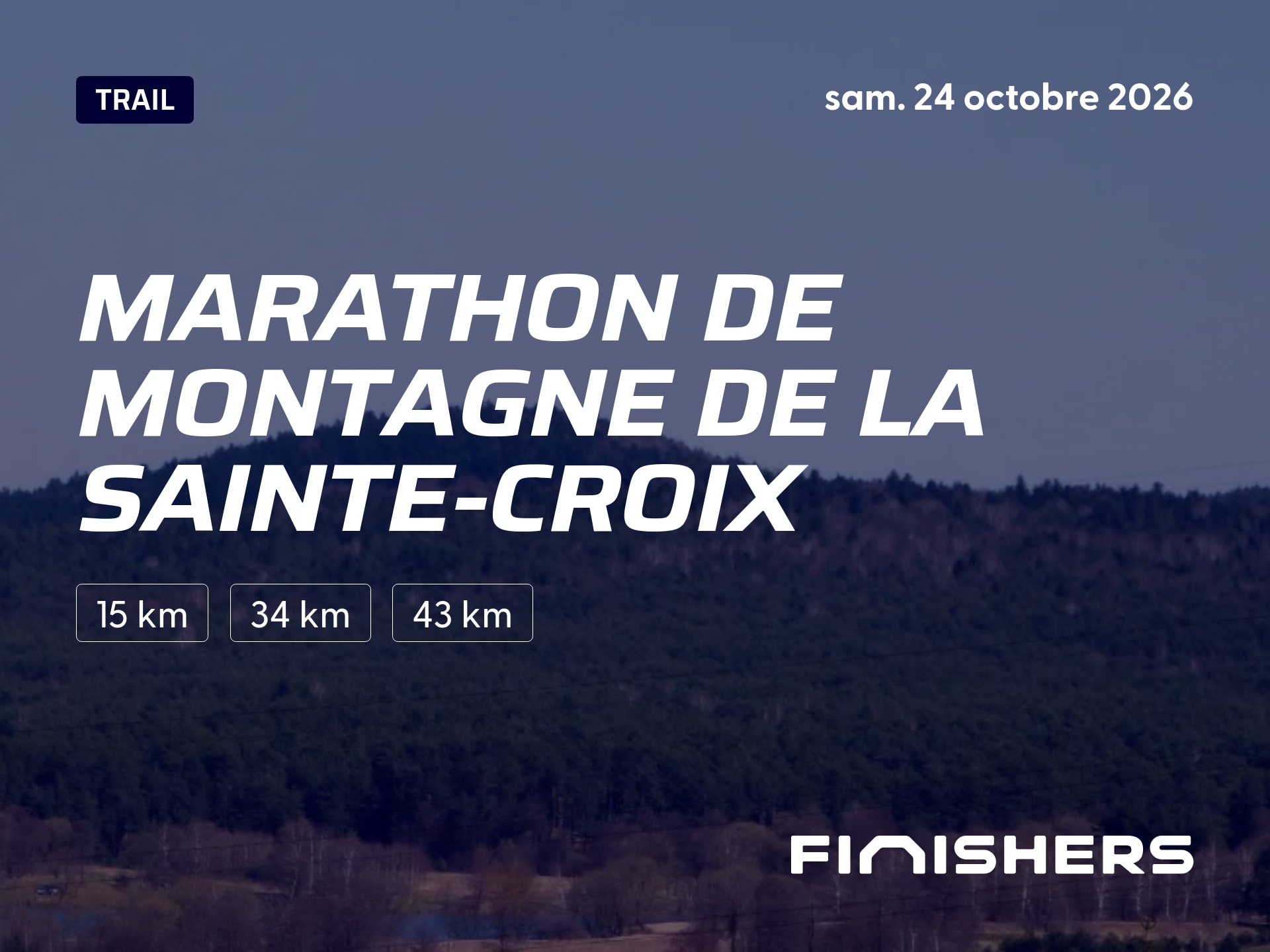 Marathon de montagne de la Sainte-Croix — fotografie 3 na 5