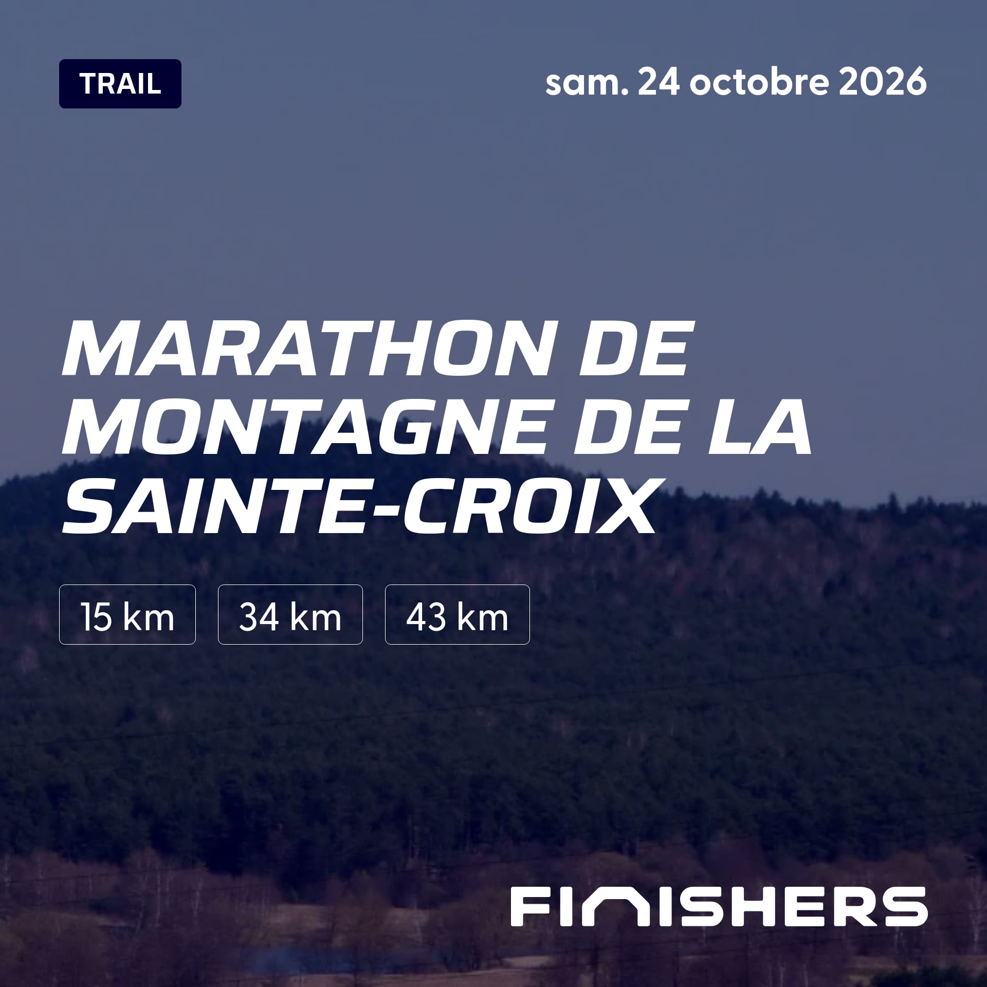 Marathon de montagne de la Sainte-Croix — fotografie 2 na 5