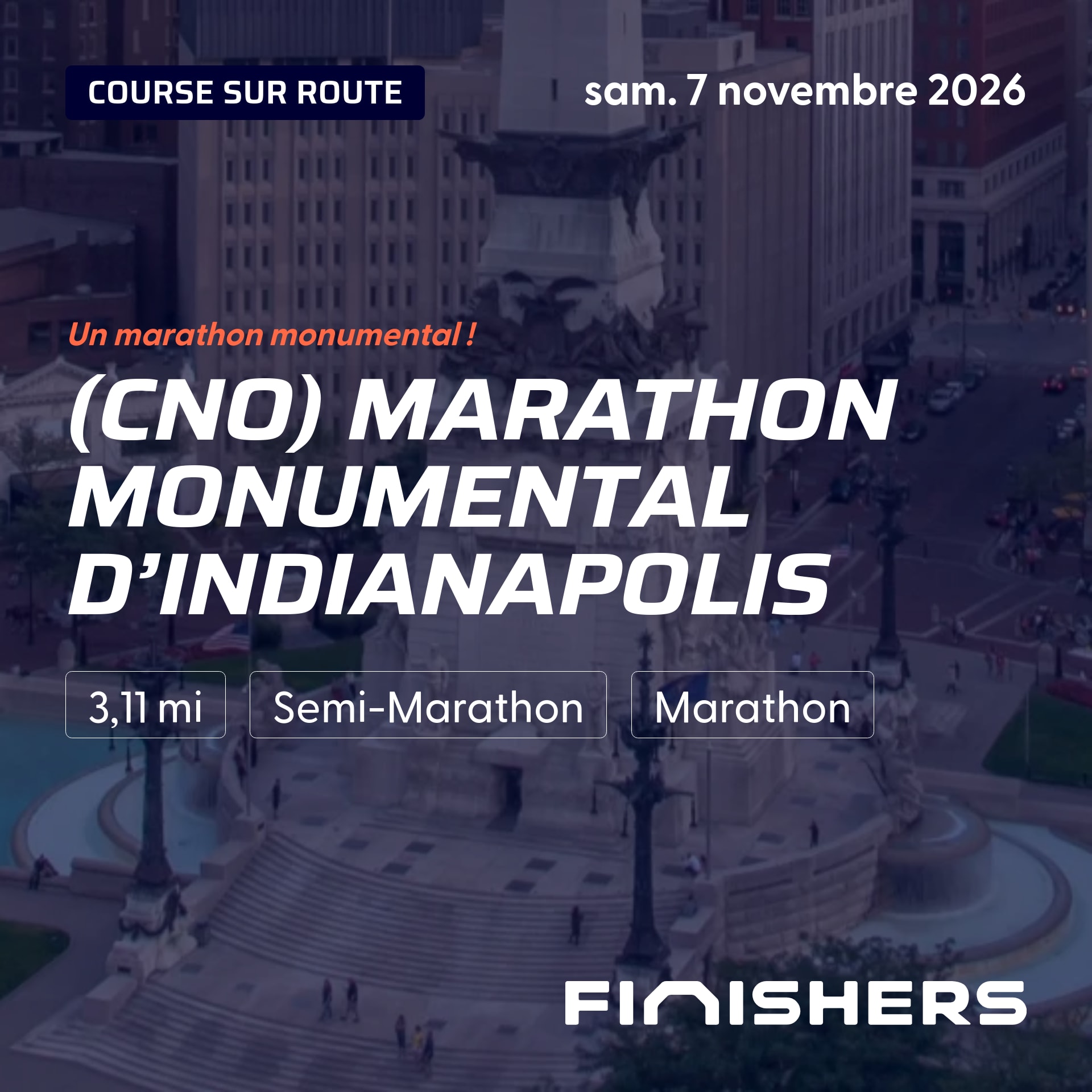 (CNO) Marathon Monumental d’Indianapolis — zdjęcie 2 na 5
