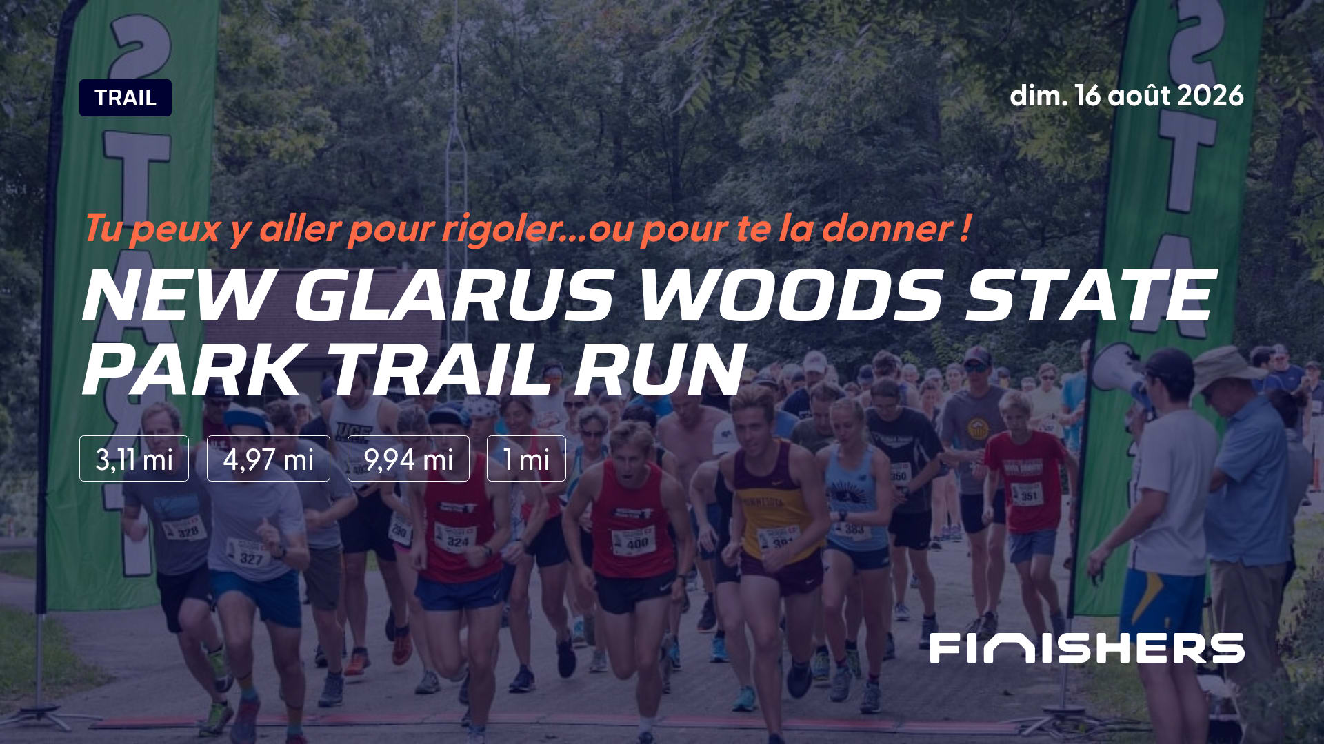 New Glarus Woods State Park Trail Run — photo 4 sur 5