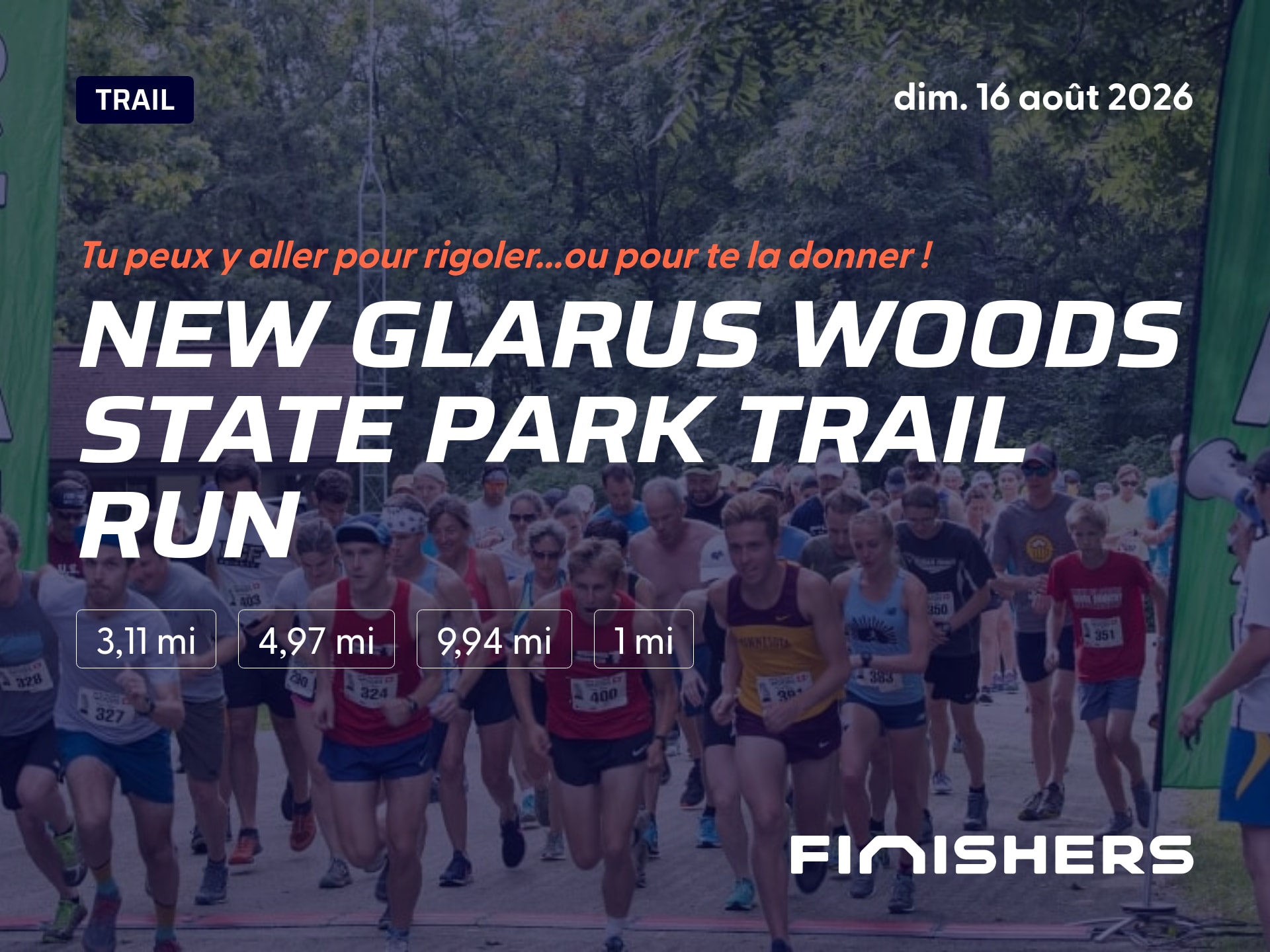 New Glarus Woods State Park Trail Run — photo 3 sur 5