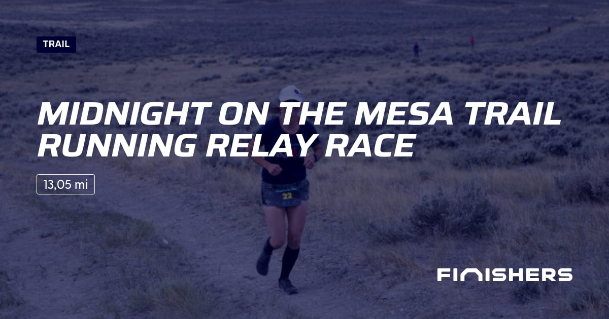 Midnight on the Mesa Trail Running Relay Race — fotografie 2 na 2