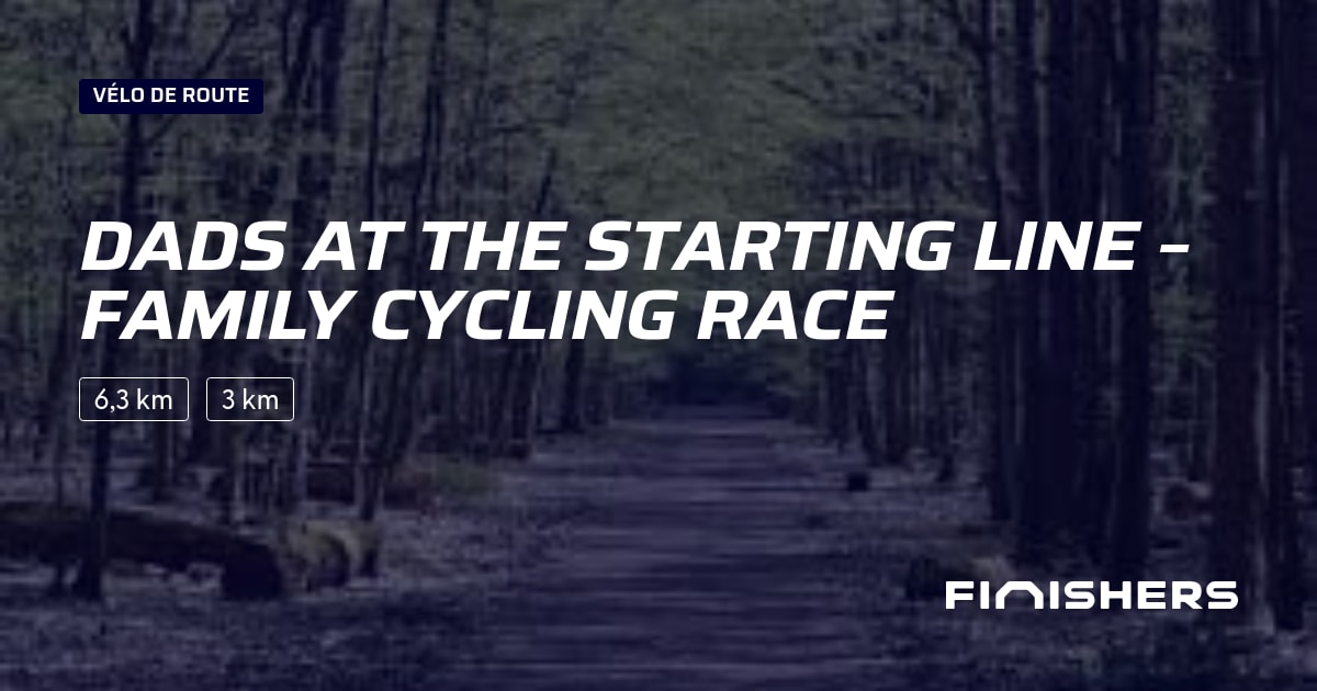 Dads at the Starting Line – Family Cycling Race — photo 2 sur 2