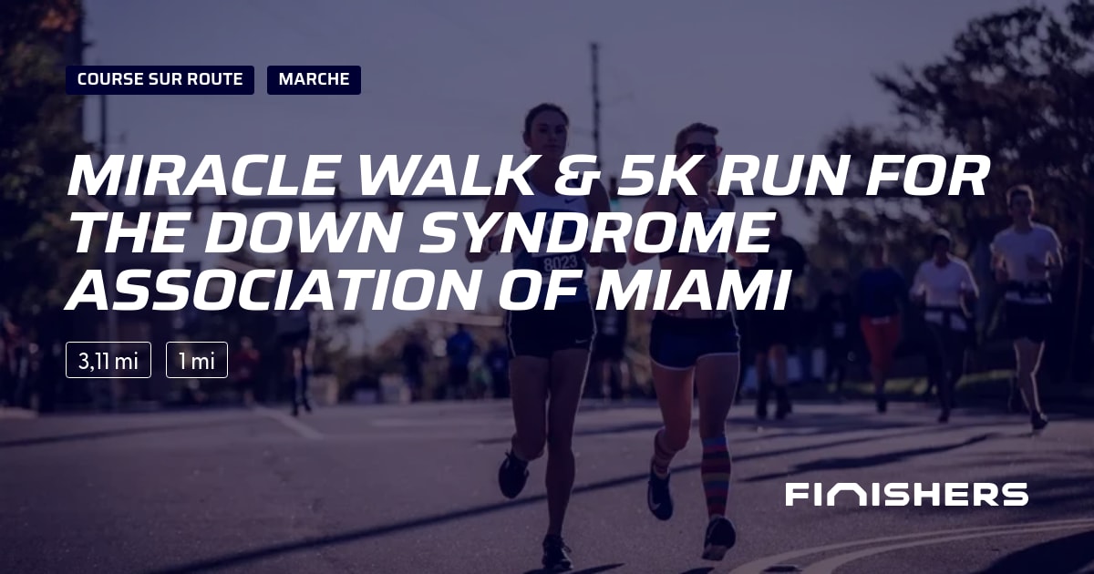 Miracle Walk & 5K Run for the Down Syndrome Association of Miami — photo 2 of 2