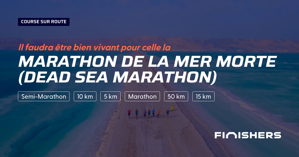 Marathon de la Mer Morte (Dead Sea Marathon) — bilde 2 på 2