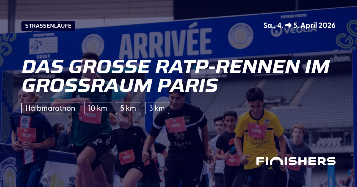 🏃 Das große RATP-Rennen im Großraum Paris 2026 - Alle Strecken ...
