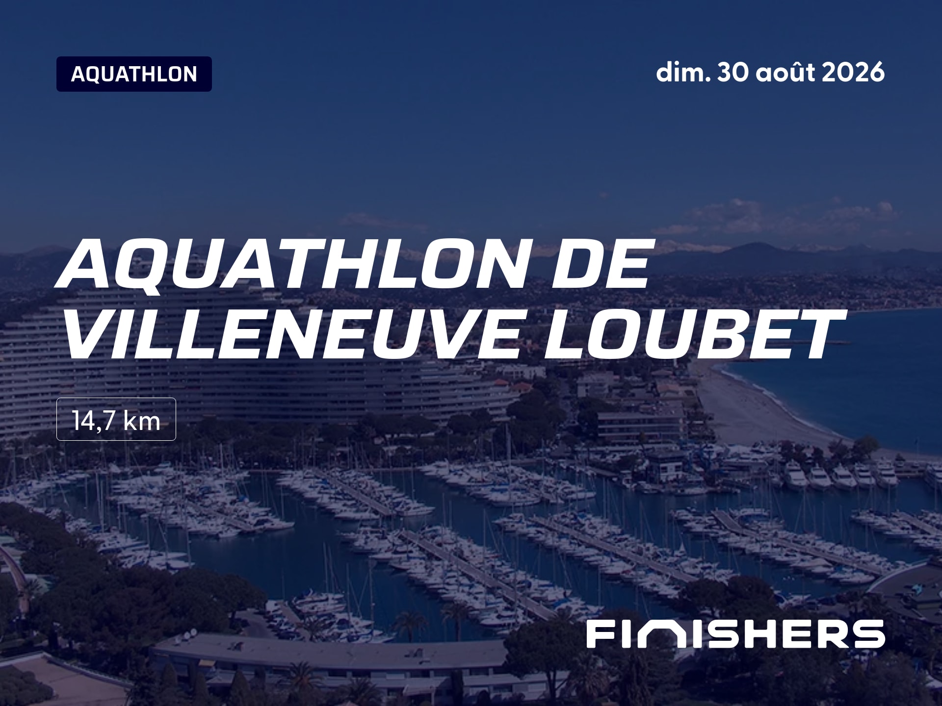Aquathlon de Villeneuve Loubet — fotografie 3 na 5