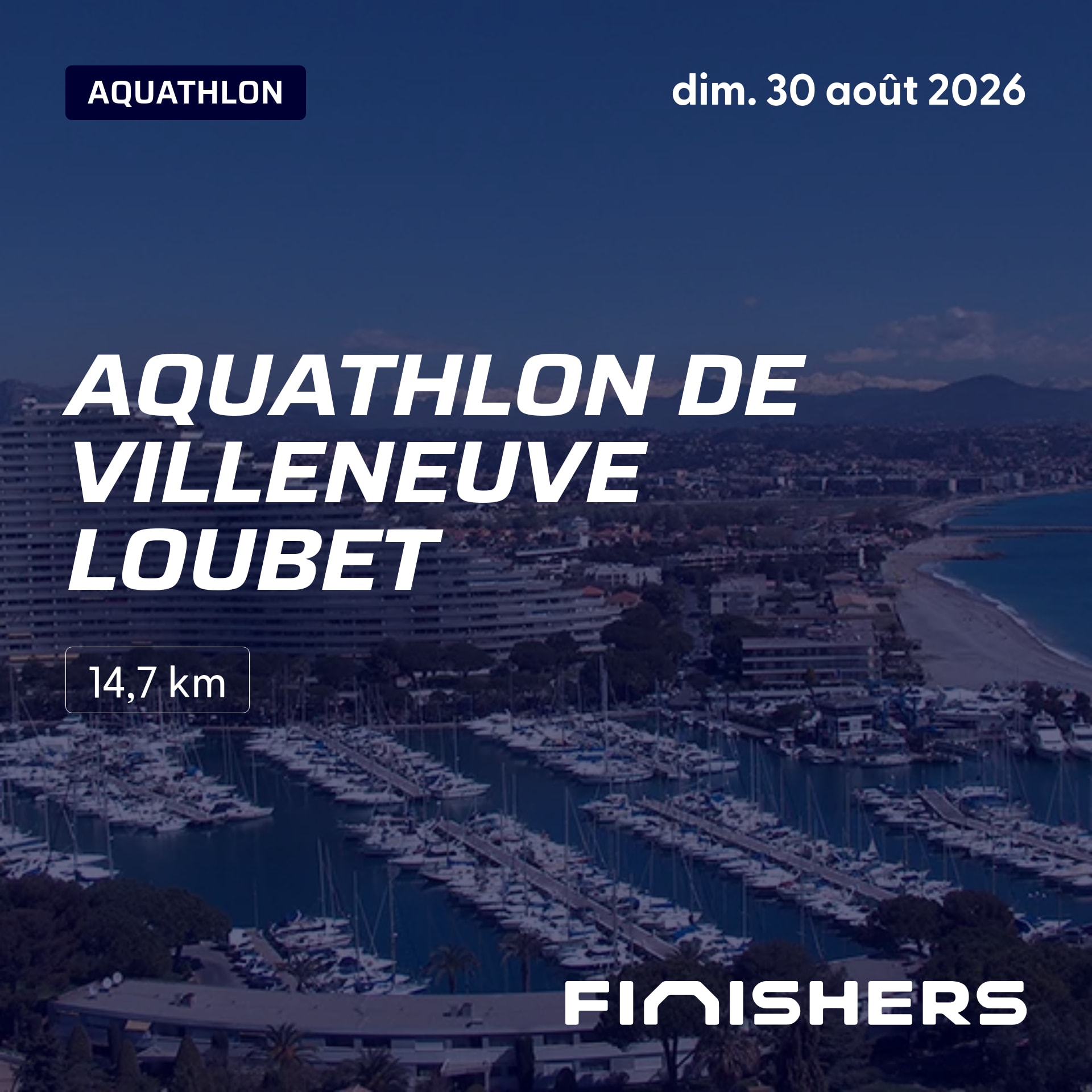 Aquathlon de Villeneuve Loubet — fotografie 2 na 5