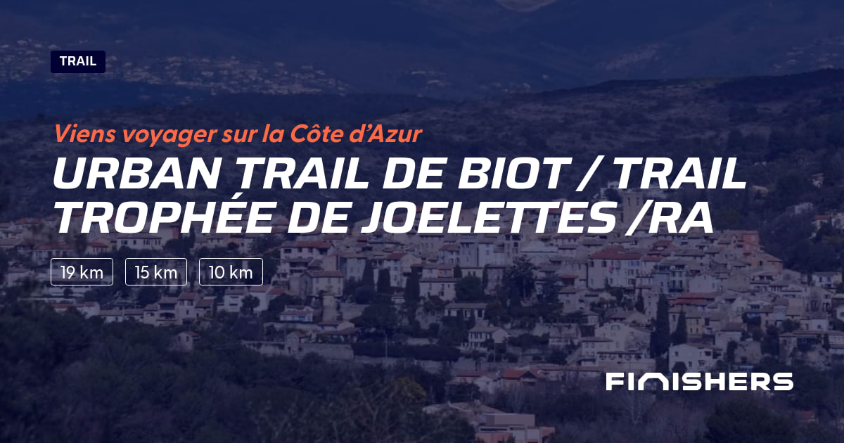 Urban trail de biot / trail trophée de joelettes /ra — photo 2 sur 2