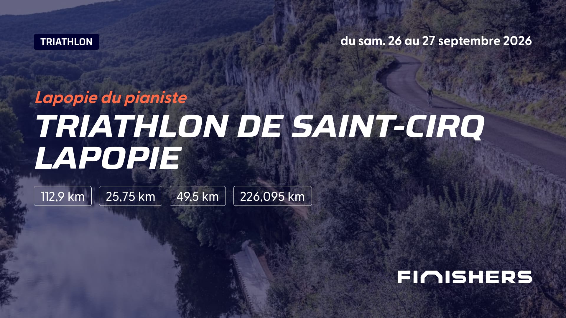 Triathlon de Saint-Cirq Lapopie — fotografie 4 na 5