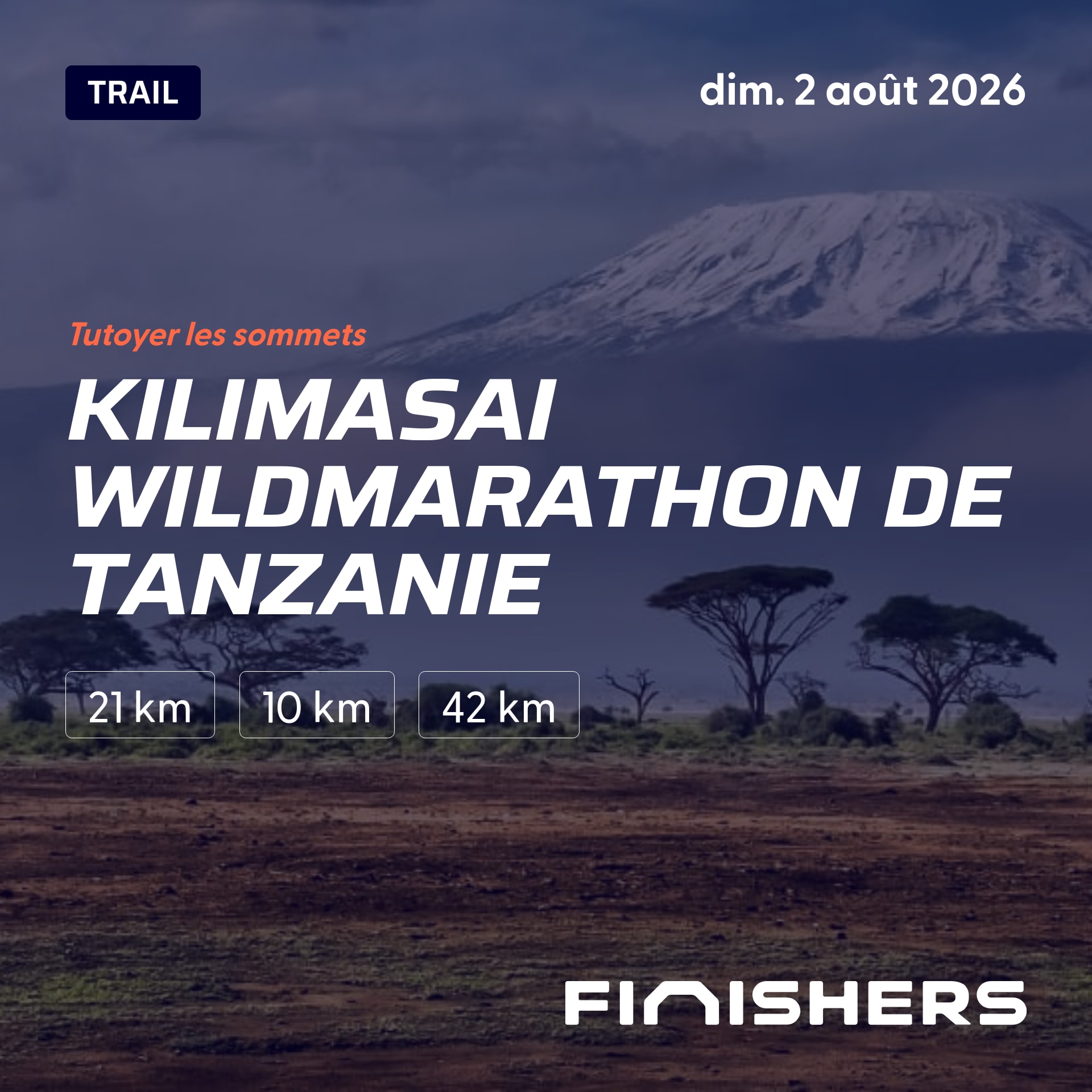 Kilimasai Wildmarathon de Tanzanie — photo 2 sur 5