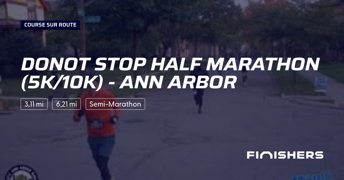 DoNot Stop Half Marathon (5k/10k) - Ann Arbor — foto 2 em 2