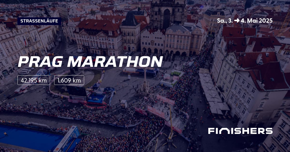 🏃 Prag Marathon 2025 - Alle Strecken-, Ergebnis- und Anmeldeinfos