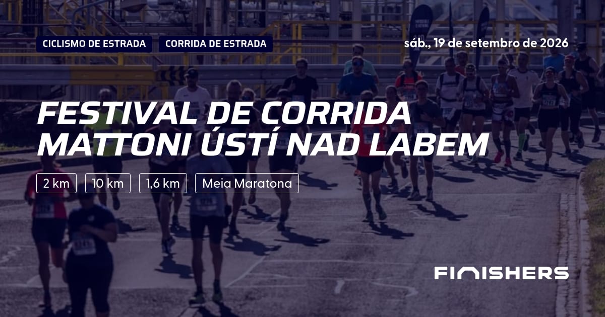 🏃 Festival de Corrida Mattoni Ústí nad Labem 2026 - Toda a informação ...