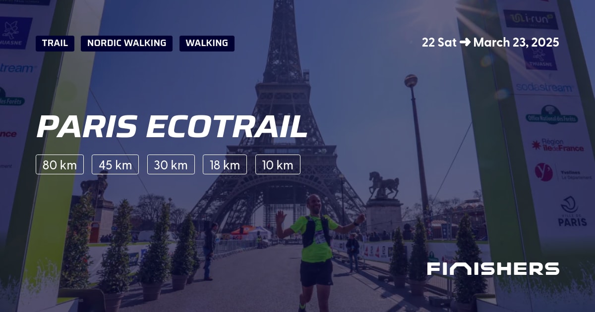 🏃 Paris Ecotrail 2025 All the information about the race and