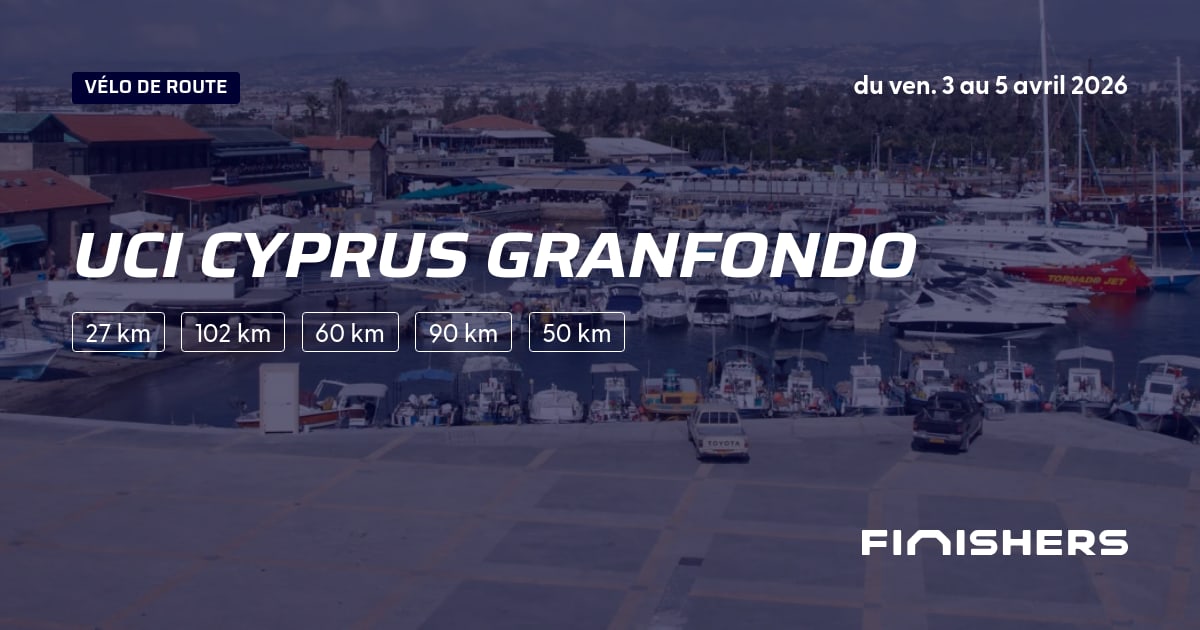 🏃 UCI Cyprus Granfondo 2026 - Parcours, inscriptions & résultats ...
